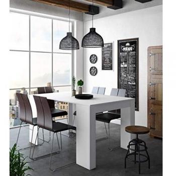 Mesa Consola Extensible Skraut Home - Comedor Plegable hasta 140 cm para 6 comensales, disponible en varios colores, estilo moderno
