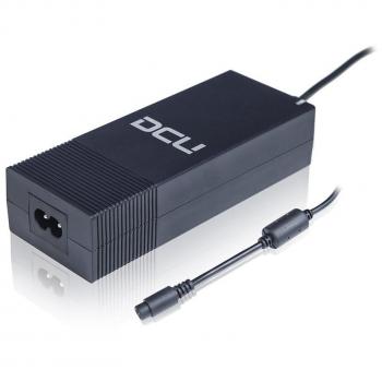 DCU Tecnologic | Alimentador Notebook Universal | Compatible con Ordenador portatil de Casi Todas Las Marcas | 90W | Eco | Negro