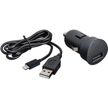 Bigben Interactive BC269199 - Adaptador USB de coche y cable Lightning, negro