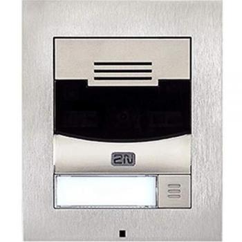 2N IP Solo Surface Mount with Camera - Brushed Nickel (includes frame)