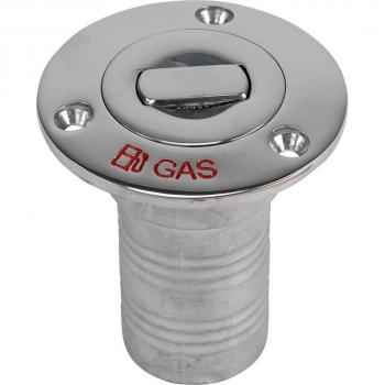 Whitecap 6993CBLUE Bluewater Push Up Deck Fill 1-1/2 Inch Hose Gas SS