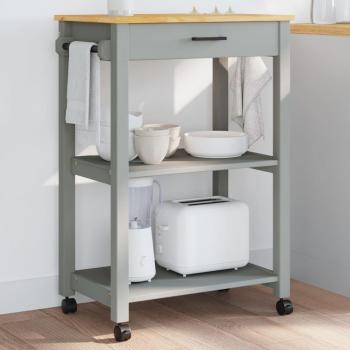 Carrito de cocina MONZA 60x40x90 cm Madera maciza de pino