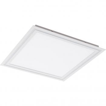 Lámpara de techo LED Lucande Leicy, blanca, 64 cm, RGB, CCT, moderna, hecha de metal para salón y comedor, con 1 llama