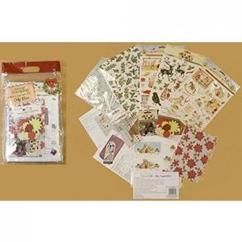 Trimcraft Dovecraft - Kit para Hacer Tarjetas, diseños con Motivos navideños