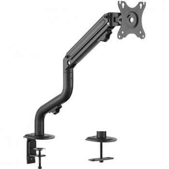 Ewent EW1533 Soporte de Escritorio para Monitores de 17 a 32, Carga Máxima 8Kg, Color Negro