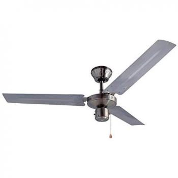 Bestron Gran Ventilador de Techo, Ø 120 cm, 60 W, Acero inoxidable