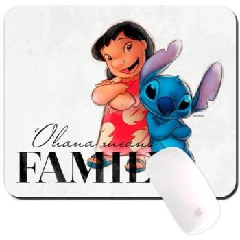 Alfombrilla de Ratón Lilo & Stitch 100 Aniversario Disney, Antideslizante, 22x18 cm
