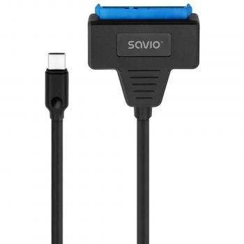 Adaptador USB a SATA Savio AK-69 para Conectar Discos Duros de 2.5