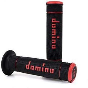 Puños Domino A240 Trial Full Grip Negro/Rojo 125 mm