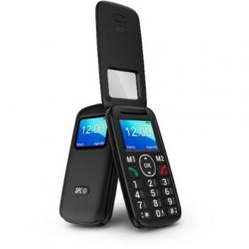 SPC Titan View Teléfono Móvil para Mayores, Teclas Grandes, Botón SOS, Bluetooth, Radio FM, Color Negro