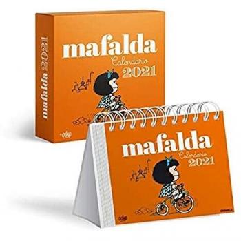 Calendario 2021 Mafalda Caja- Anaranjado