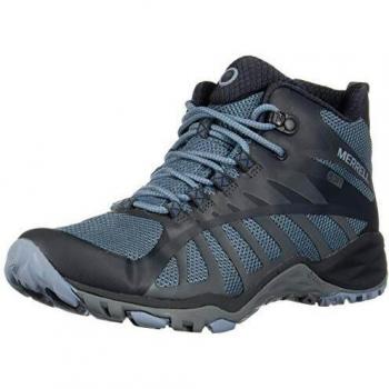 Merrell Siren Edge Q2 Mid Waterproof, Botas de Senderismo para Mujer, Azul Bluestone, 36 EU