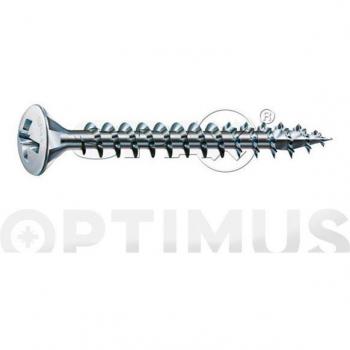 Tornillo hexagonal DIN 933 8.8 cincado 8x35