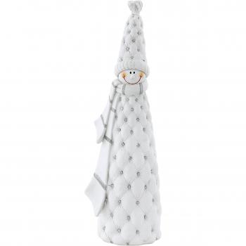 Diseño de decoración invernal de Adviento de peluche con forma de muñeco de soporte de Eglo 41203