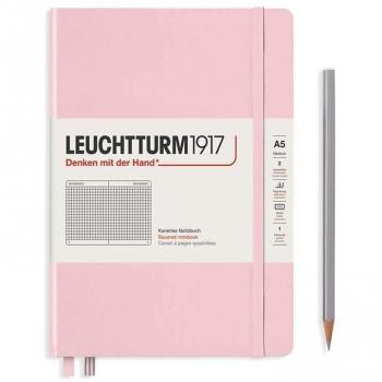 Leuchtturm1917 A5 Medium Squared Notebook in Powder Color