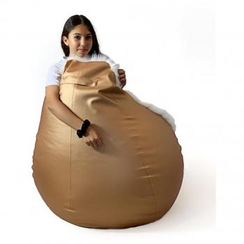 Sako bolso pouf Glamour oro XL 120 x 80 cm