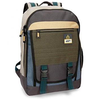 Adept Camper Mochila Adaptable para Portátil 13,3 Multicolor 32x42x16 cms Poliéster 21.5L