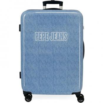 Maleta mediana Pepe Jeans Digital Gail en color denim de 68cm