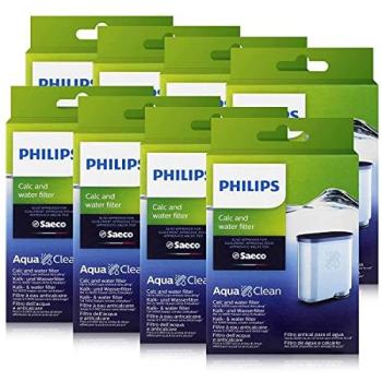 Filtro de Agua y Antical para Cafeteras Philips Saeco AquaClean CA6903 (8 unidades)