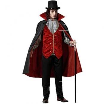 Disfraz de Conde Vampiro para Hombre - Adulto, Talla XS/S, Elegante y Clásico
