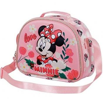 Karactermania Minnie Mouse Garden Bolsa Portamerienda 3D, Rosa