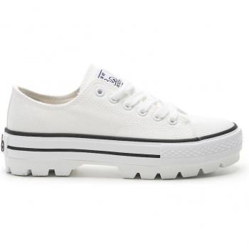 Zapatillas de lona blancas para mujer Lois 61362