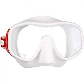 Mares 411056, máscara de Silicona Unisex Adulto, Unisex Adulto, 411056, Rosso Bianco, Talla única
