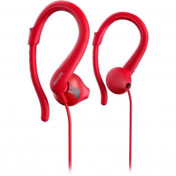 Philips ActionFit SHQ1250TRD Rojo Intraaural Gancho de Oreja, Dentro de oído Auricular - Auriculares