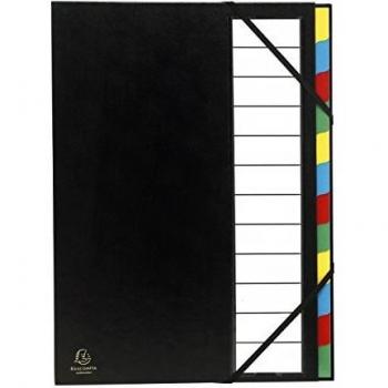 Exacompta 55341E - Clasificadora con tapa dura