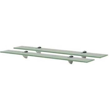 Estantes flotantes de vidrio 8 mm, 70x20 cm, pack de 2 unidades