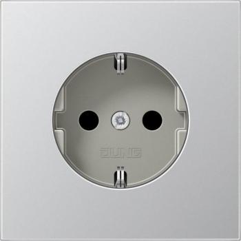 Toma de corriente SCHUKO AL1520 de aluminio pintado