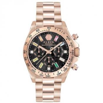 Philipp Plein Nobile Lady Chrono Rose Gold Women's Watch 38mm Quartz 5ATM