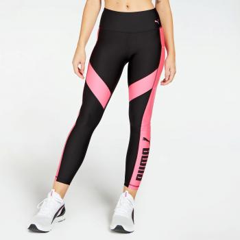 Malla Larga Puma Fit Eversculpt para mujer en color negro y rosa, modelo 522175-56, talla S