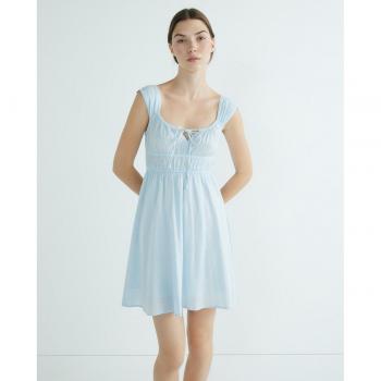 Vestido smock sin mangas Gap