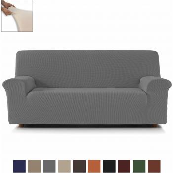 Eiffel Textile Nimes Funda sofá 4 plazas, Algodón, Gris