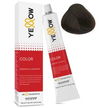 Tinta Permanente Amarilla 100 ml - 5 Castaño Claro Natural con Aceite de Argan y Aloetrix