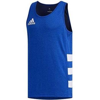 adidas Rugby Singlet Camiseta, Hombre, azurea, XL