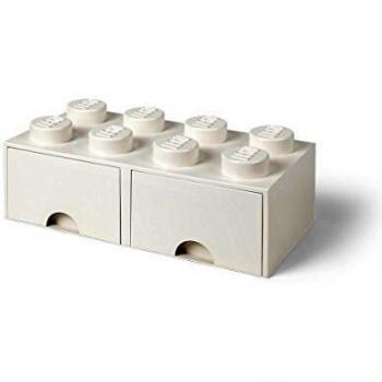 LEGO Storage Brick Drawer - 8 Studs - White