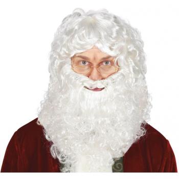 Peluca con Barba de Noel en caja