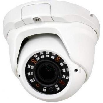 Camara de Seguridad Domo 2,8-12mm 4in1 720p 1,3Mpx IP66 Apta para Uso Exterior Color Blanco