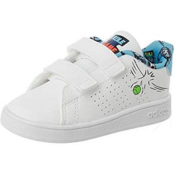Adidas Advantage I, Zapatos de Tenis Bebé-Niños, FTWR White/FTWR White/Signal Green, 21 EU