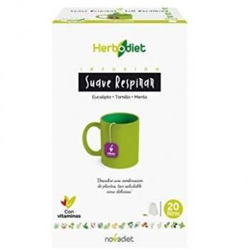 Novadiet Infusión Herbodiet Suave Respiración - 1 Paquete De 20 Filtros