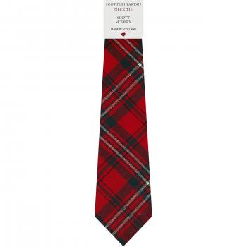 Mens All Wool Tie Woven Scotland - Scott Modern Tartan