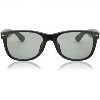 Ray-Ban RB2132F New Wayfarer Asian Fit 601/R5 Gafas de Sol para Hombre Negras