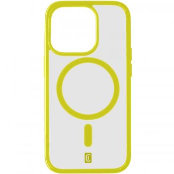 Funda Trasera Cellularline Pop MagSafe para iPhone 15 Pro, TPU, Verde Lima