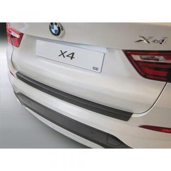 RGM Protector del Parachoques Trasero ABS Compatible con BMW X4 F26 'SE' 2014-2018 Negro