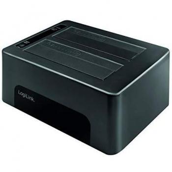 Estación de Acoplamiento USB 3.0 para Discos Duros SATA HDD/SSD de 2.5'' y 3.5'', Doble Bahía, Función de Clonación