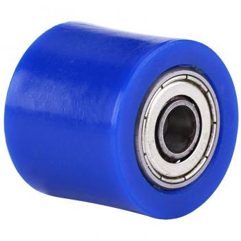 rodillo tensor cadena moto, Qiilu 8mm Universal Cadena de rodillos guía Polea tensora Rueda para moto Dirt Bike Enduro