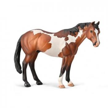 CollectA Realistic Animal Replica Horse Bay Overo Paint Figure Extra Large