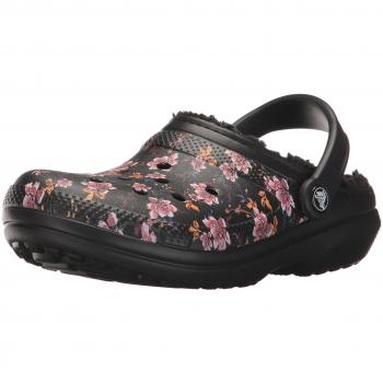 CROCS - CLASSIC LINED GRAPHIC CLOG - black